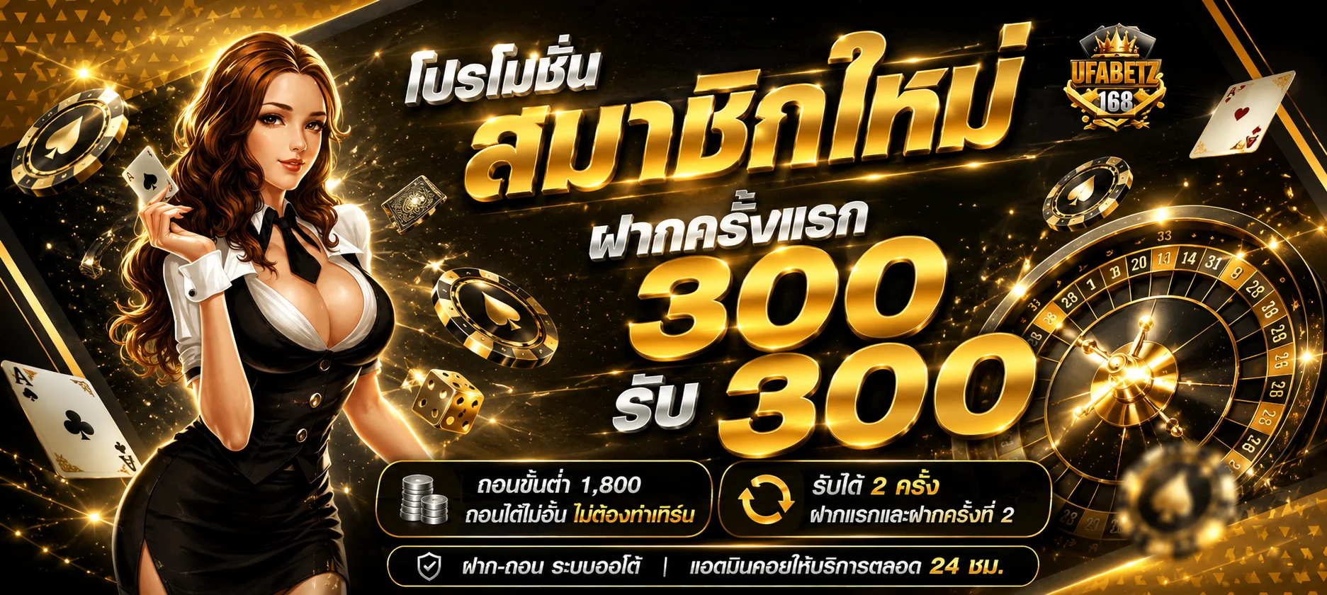 แบนเนอร์โปรโมชั่น TH778 สมาชิกใหม่รับโบนัสฟรี